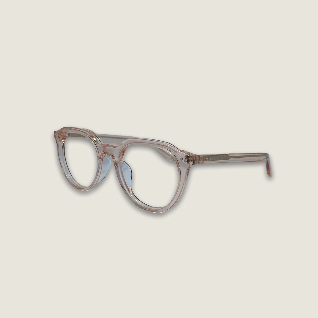 Zephire Pink Blush women's blue light glasses side profile