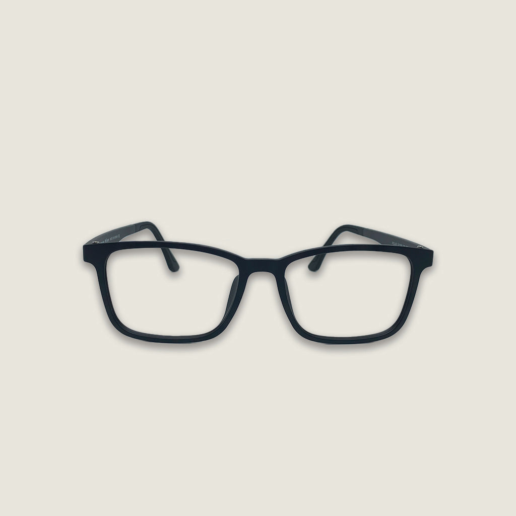 Zephire Carbon men's blue light blocking glasses front view