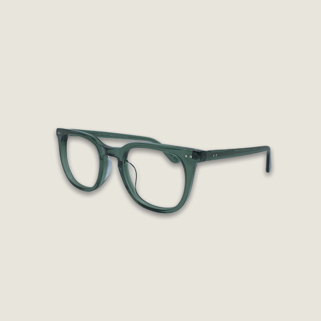 Zephire Sage unisex blue light glasses side profile