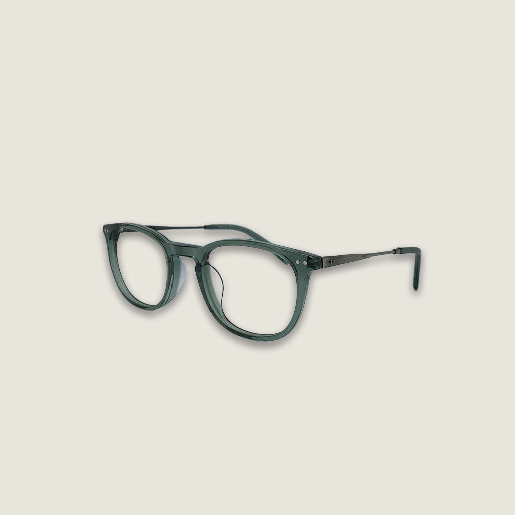 Zephire Eucalyptus women's blue light glasses side profile